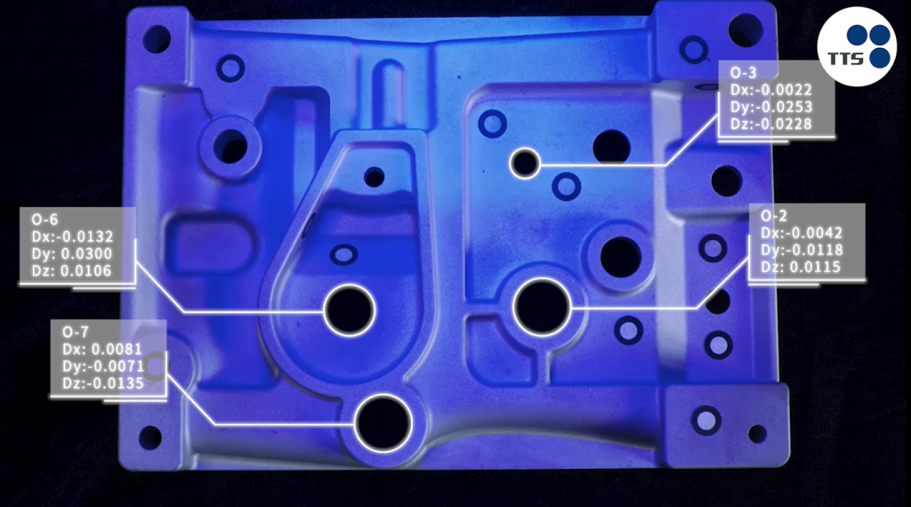 High-speed and high-precision measurement of press holes with unique hole extraction technology
